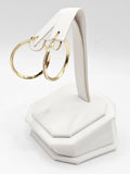 14K Gold Earrings - Huggie Hoops