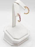 14K Gold Earrings - Huggie Hoops