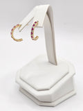 14K Gold Earrings - Huggie Hoops