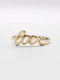 14K Gold Ring - Love