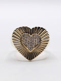 14K Gold Ring - Heart