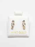 14K Gold Earrings - San Judas
