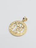 14k Gold Pendant - Aquarius