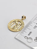 14k Gold Pendant - Aquarius