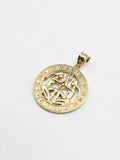 14k Gold Pendant - Gemini