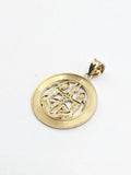 14k Gold Pendant - Gemini