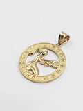14k Gold Pendant - Virgo