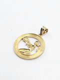 14k Gold Pendant - Virgo