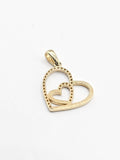 14k Gold Pendant - Heart