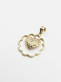 14k Gold Pendant - Heart