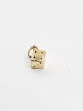 14k Gold Pendant - Die