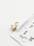 14k Gold Pendant - Die