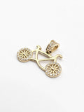14k Gold Pendant - Bicycle