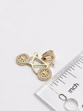 14k Gold Pendant - Bicycle