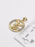 14k Gold Pendant - San Miguel