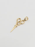 14k Gold Pendant - Scissors