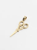 14k Gold Pendant - Scissors