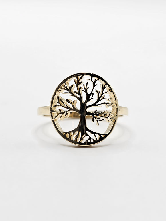 14K Gold Ring - Tree