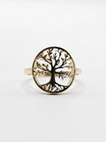 14K Gold Ring - Tree