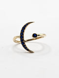 14K Gold Ring - Moon