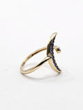 14K Gold Ring - Moon