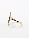14K Gold Ring - Moon