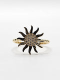 14K Gold Ring - Sun