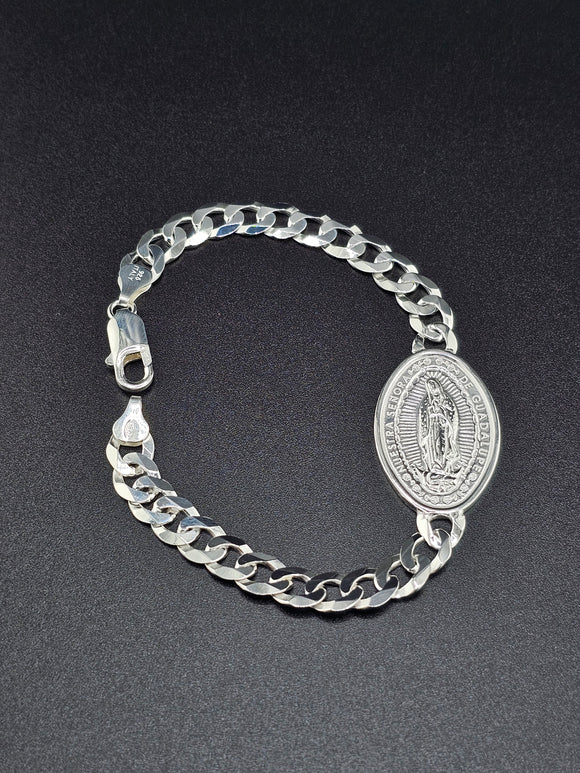 Sterling Silver 925 Bracelet - Virgin Mary