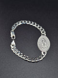 Sterling Silver 925 Bracelet - Virgin Mary