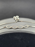 Sterling Silver 925 Bolo Bracelet - Infinity