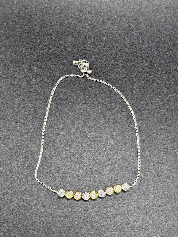 Sterling Silver 925 Bolo Bracelet - Fashion Bracelet