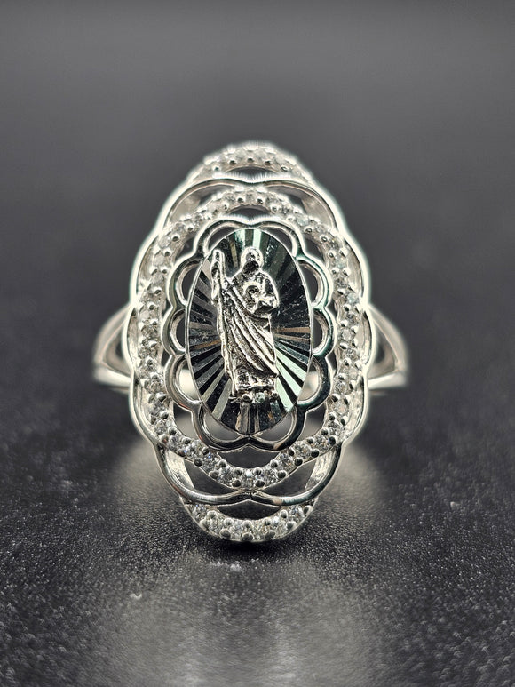 Sterling Silver 925 Ring - San Judas