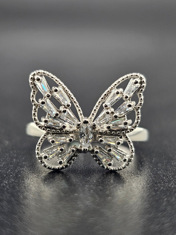 Sterling Silver 925 Ring - Butterfly