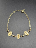 14k Gold Bracelet - Virgin Mary