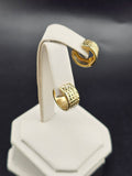 14K Gold Earrings - Huggie Hoops
