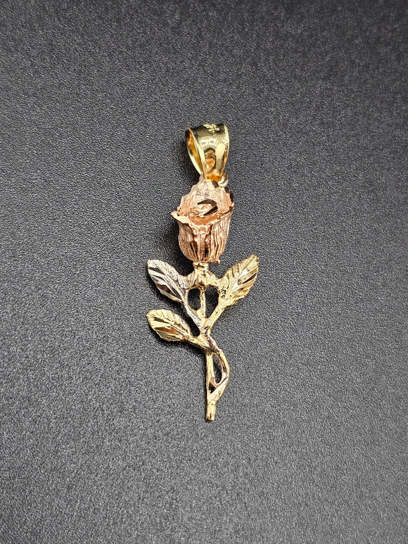 14k Gold Pendant - Rose