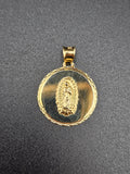 14k Gold Pendant - Virgin Mary