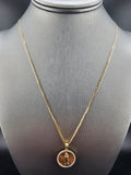 14k Gold Chain w/Pendant - Virgin Mary
