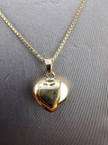 14k Gold Chain w/Pendant - Heart