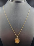 14k Gold Chain w/Pendant - San Benito