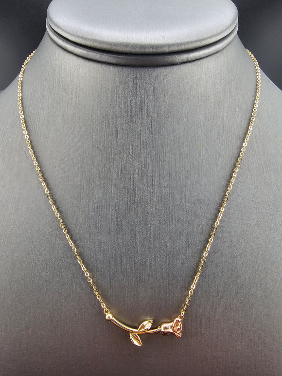 14k Gold Necklace - Rose