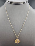 14k Gold Chain w/Pendant - San Benito