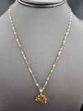 14k Gold Chain w/Pendant - Tree w/hearts