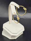 14K Gold Earrings - Huggie Hoops