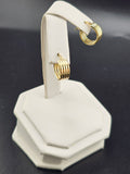 14K Gold Earrings - Huggie Hoops