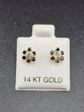 14K Gold Earrings - Flower