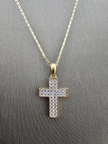 14k Gold Chain w/Pendant - Cross
