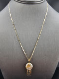 14k Gold Chain w/Pendant - Dream Catcher