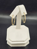 14K Gold Earrings - Huggie Hoops
