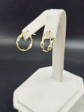 14K Gold Earrings - Huggie Hoops